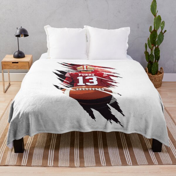 Item preview, Brock Purdy Football Back View Artwork with Jersey Number 13 designed and sold by Zigmak.
