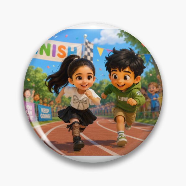 Item preview, Lumi and His Friend – Race to the Finish designed and sold by LumivaraGallery.