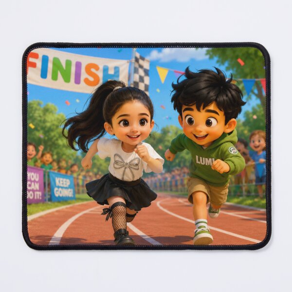 Item preview, Lumi and His Friend – Race to the Finish designed and sold by LumivaraGallery.