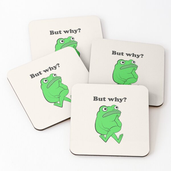 Item preview, But Why Funny Frog Overthinking designed and sold by beboplab.