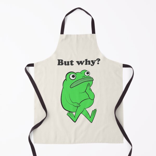 Item preview, But Why Funny Frog Overthinking designed and sold by beboplab.