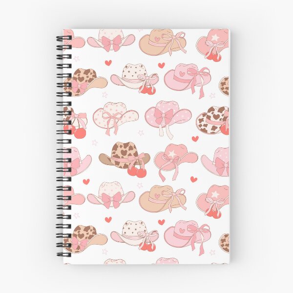 Item preview, Pink Coquette Cowgirl Hats & Cherries Pattern designed and sold by MiaBellaGirl.