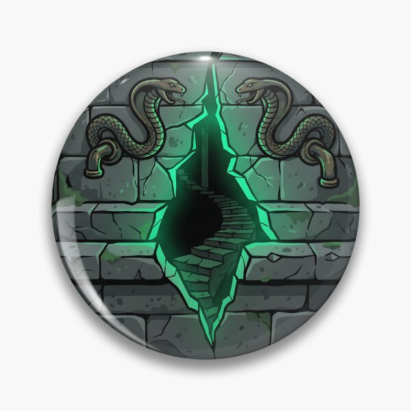 Item preview, Secret Chamber Snake Sink Entrance - Magical Passage Vector Art designed and sold by KreonaTime.