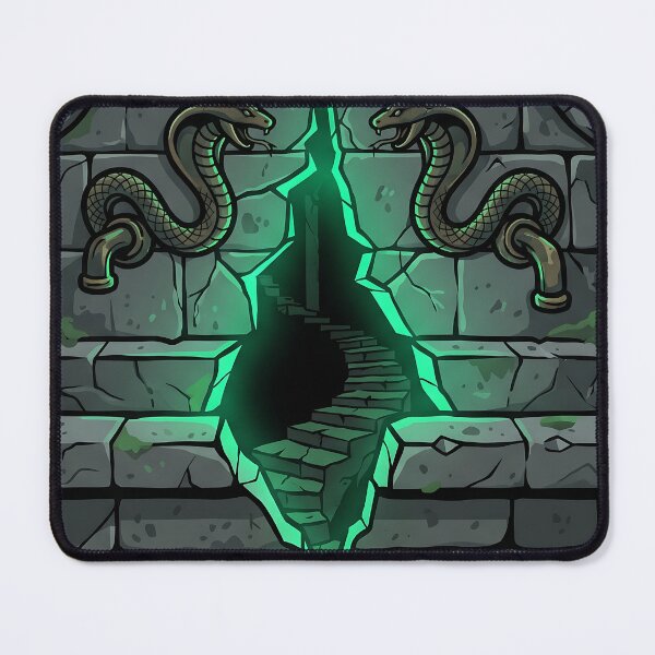 Item preview, Secret Chamber Snake Sink Entrance - Magical Passage Vector Art designed and sold by KreonaTime.