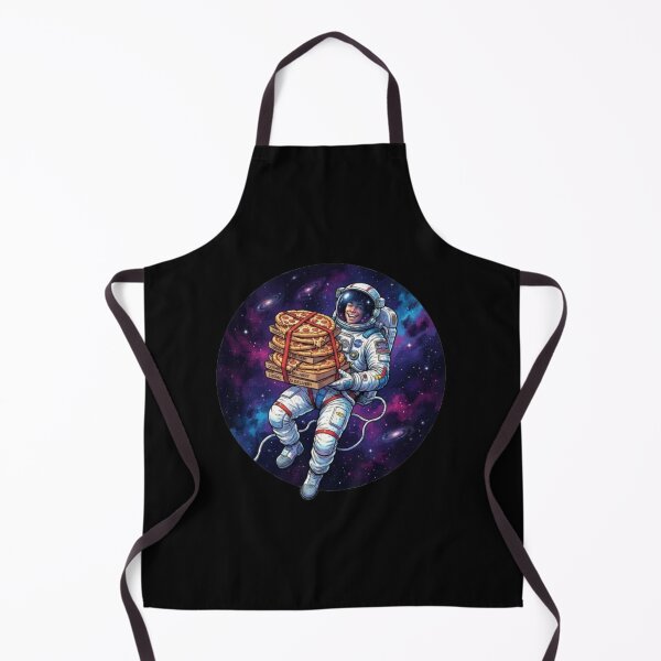 Item preview, Astronaut Delivering Pizza in Outer Space Art designed and sold by DailySparks.