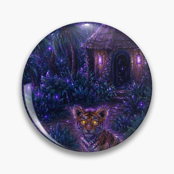 Item preview, Glowing Tiger designed and sold by Aquamarineelle.