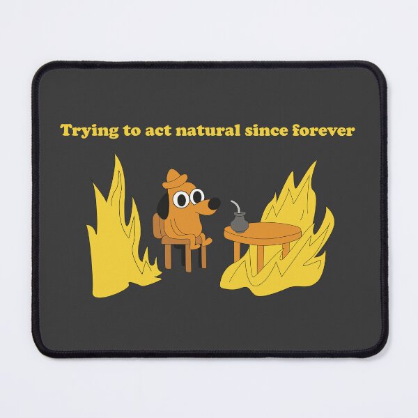 Item preview, Trying to Act Natural Since Forever (Black Edition) designed and sold by beboplab.