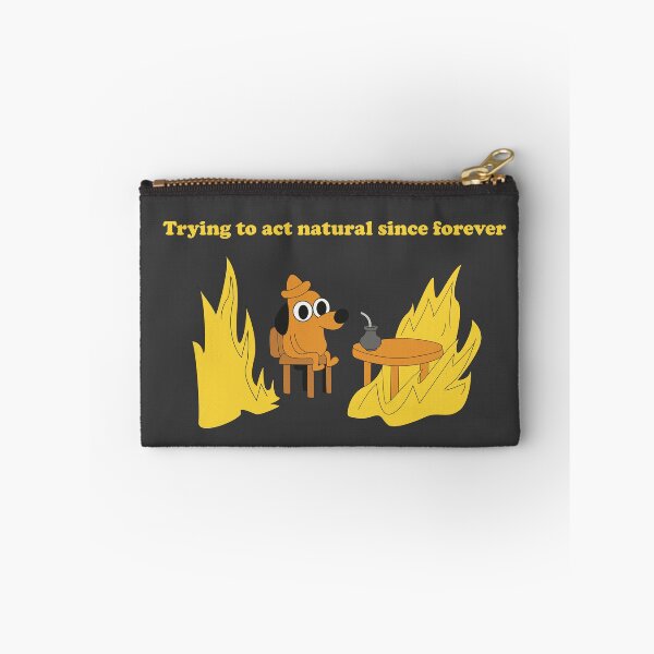 Item preview, Trying to Act Natural Since Forever (Black Edition) designed and sold by beboplab.