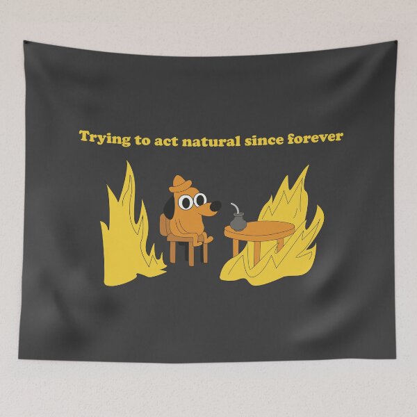Item preview, Trying to Act Natural Since Forever (Black Edition) designed and sold by beboplab.