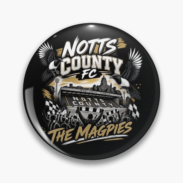 Item preview, Notts County FC The Magpies T-Shirt | World's Oldest Football League Club | Retro Football Fan Design designed and sold by GarnerSupplyCo.
