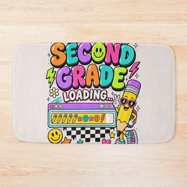 Item preview, econd Grade Loading – Retro Y2K 2nd Grade Back to School designed and sold by LifeProApperal.