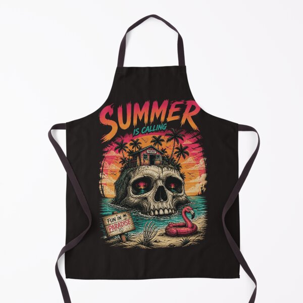 Item preview, Summer Skull Shirt Goth Paradise Beach T-Shirt designed and sold by ERODED SELF.
