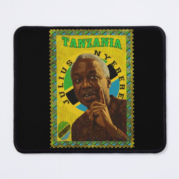Item preview, Julius Nyerere Mwalimu Tanzania Vintage Postage Stamp Art | Ujamaa Pan-Africanist Tee & Poster designed and sold by Youngkev-arts.