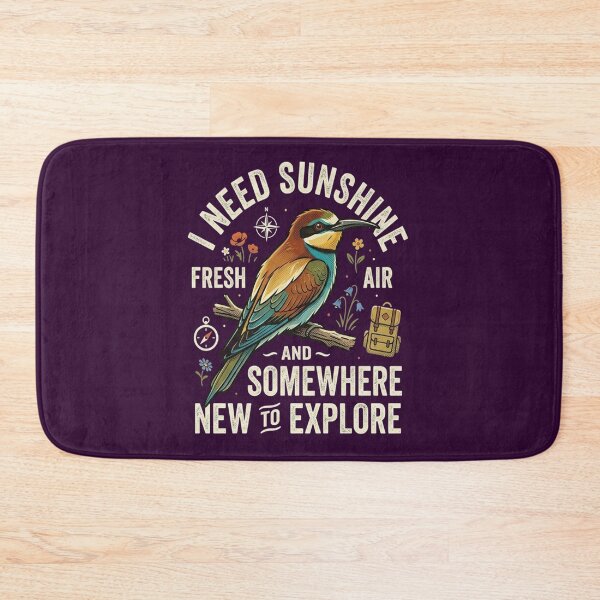 Item preview, European Bee-eater I Need Sunshine Fresh Air And Somewhere New To Explore designed and sold by Max Store.