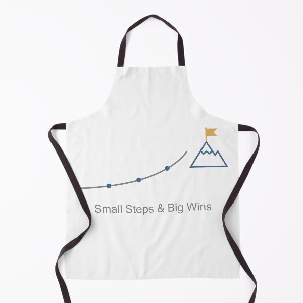 Item preview, Small Steps, Big Wins Progress & Growth Motivation Quote ADHD Productivity Minimalism designed and sold by MoqunaDesign.