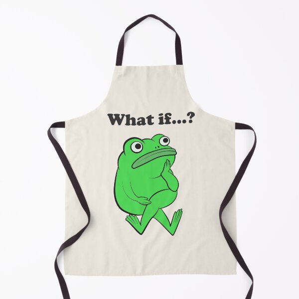 Item preview, What If Funny Frog Overthinking designed and sold by beboplab.
