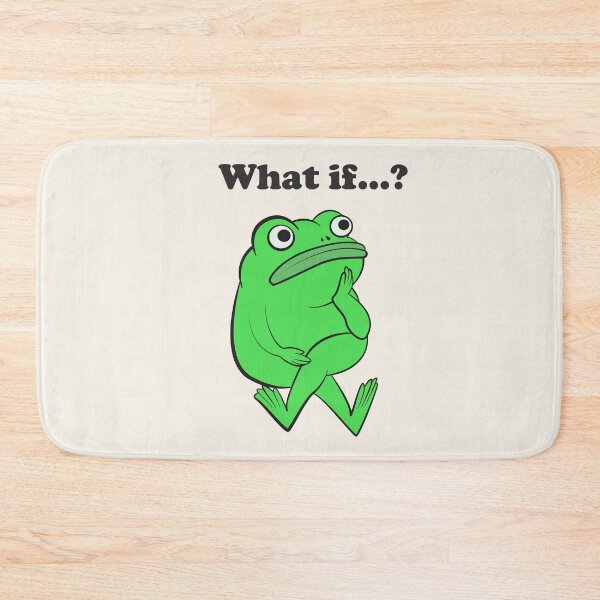 Item preview, What If Funny Frog Overthinking designed and sold by beboplab.