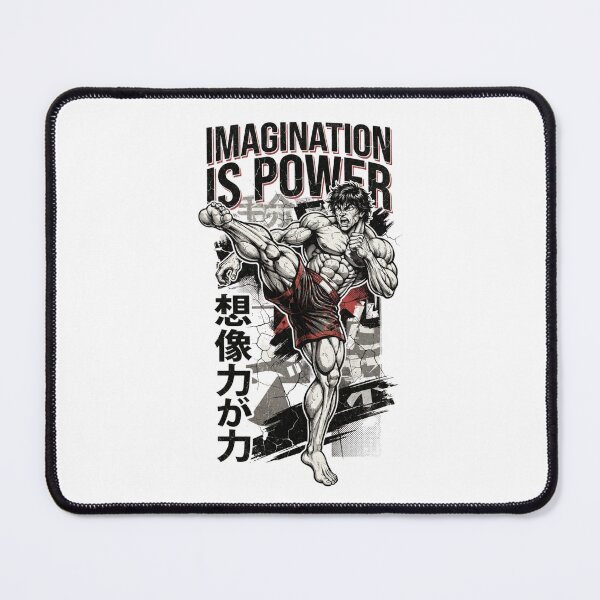 Item preview, Baki Hanma Imagination Is Power Anime High Kick  designed and sold by FreakToons.