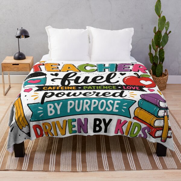 Item preview, Teacher Fuel Caffeine Patience Love Powered by Purpose designed and sold by Sunday.Supply.