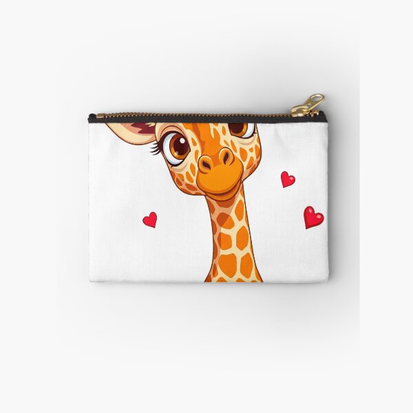 Item preview,  Adorable Baby Giraffe Love Hearts Art, Cute Kawaii Baby Giraffe Hearts Design) designed and sold by Drindumentaria.