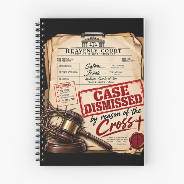 Item preview, Case Dismissed: By Reason of the Cross Heavenly Court Document designed and sold by TheBibleStop.
