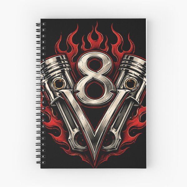 Item preview, V8 Engine Pistons and Flames Hot Rod Design designed and sold by Roadkill Creations.