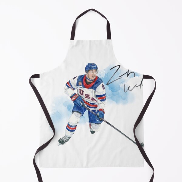 Item preview, Hockey Player #9 Watercolor Painting & Autograph designed and sold by Cucuzeus.