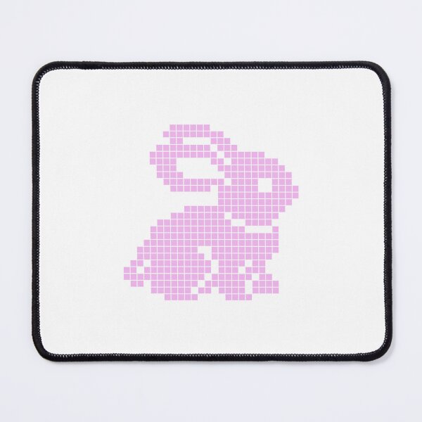 Item preview, Cute Minimalist Pink Pixelated Bunny designed and sold by soupmakes.