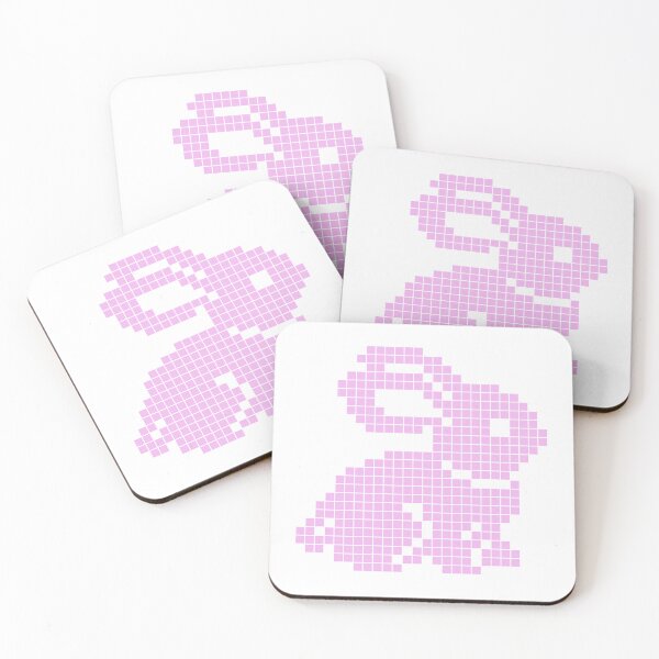 Item preview, Cute Minimalist Pink Pixelated Bunny designed and sold by soupmakes.