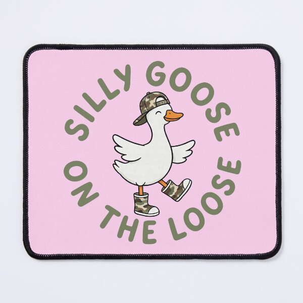 Item preview, Silly Goose on the Loose - Cute Camo Goose Cartoon designed and sold by Channel1Design.