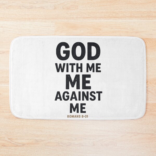 Item preview, God With Me Me Against Me - Romans 8:31 Christian Motivation  designed and sold by LC&LCPlatform.