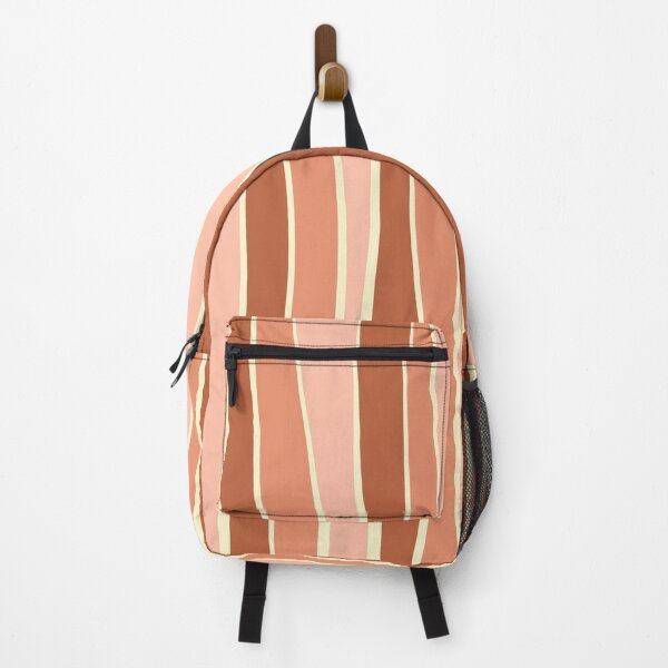 Item preview, Imperfect striped pattern - Terracotta designed and sold by Pattern Petals.