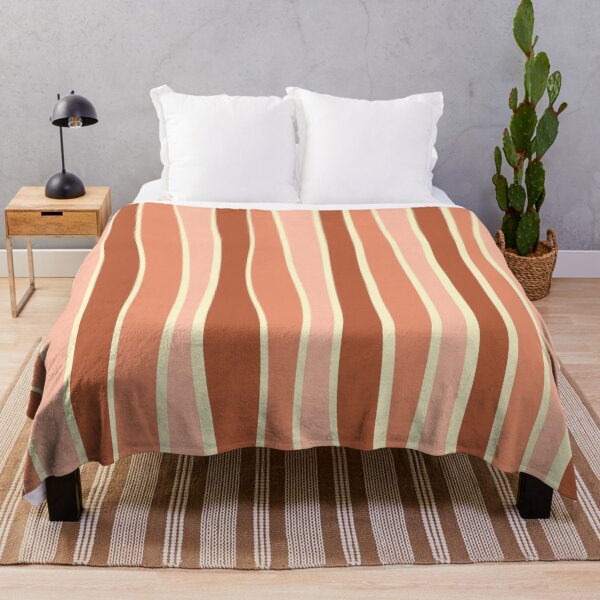 Item preview, Imperfect striped pattern - Terracotta designed and sold by Pattern Petals.