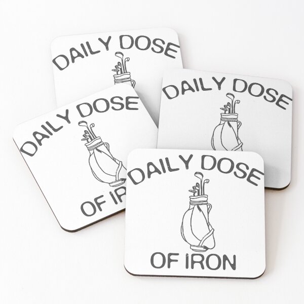 Item preview, DAILY DOSE OF IRON FUNNY GOLFER GIFT designed and sold by delllsdesigns.