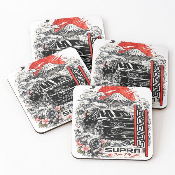 Item preview, Toyota Supra Mk4 Japanese Streetwear JDM Car Design designed and sold by Roadkill Creations.