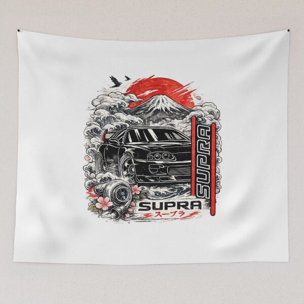 Item preview, Toyota Supra Mk4 Japanese Streetwear JDM Car Design designed and sold by Roadkill Creations.