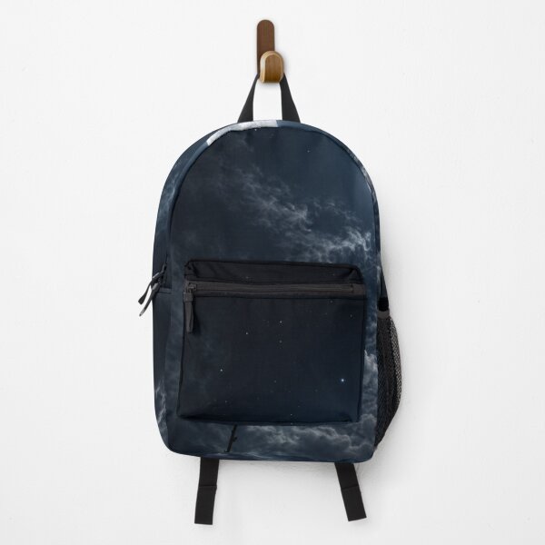 Item preview, Midnight Full Moon Glow in a  Starry, Cloud-Filled Night Sky designed and sold by Astute-Artio-Photography.