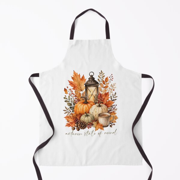 Item preview, Cozy Autumn State Of Mind Pumpkin Lantern Watercolor designed and sold by ElcastDesigns.