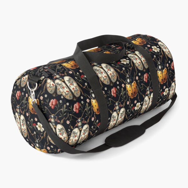 Item preview, Vintage Gothic Mixed Floral Beetle Pattern by Moose Disco designed and sold by MooseDisco.