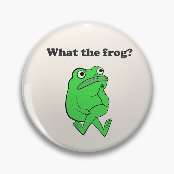 Item preview, What the Frog Funny Frog Humor designed and sold by beboplab.