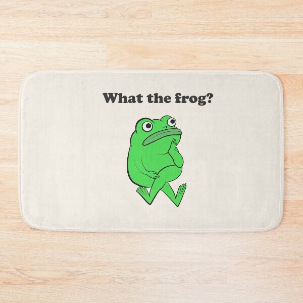 Item preview, What the Frog Funny Frog Humor designed and sold by beboplab.