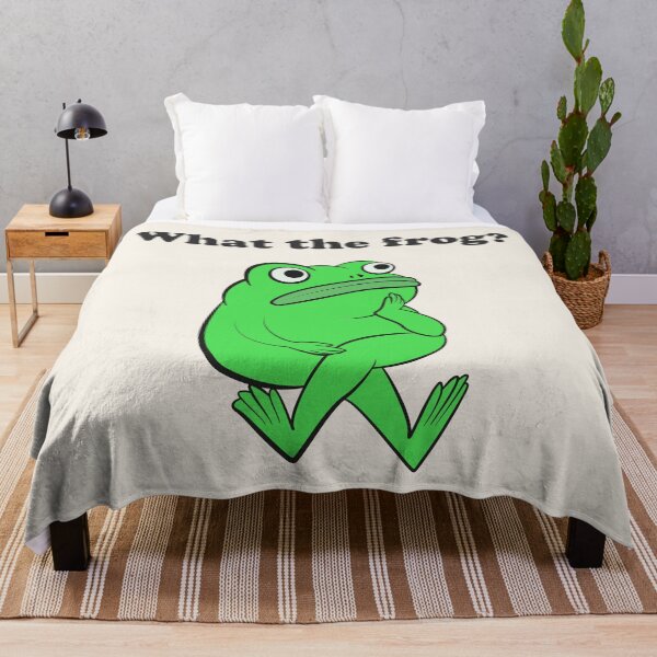 Item preview, What the Frog Funny Frog Humor designed and sold by beboplab.