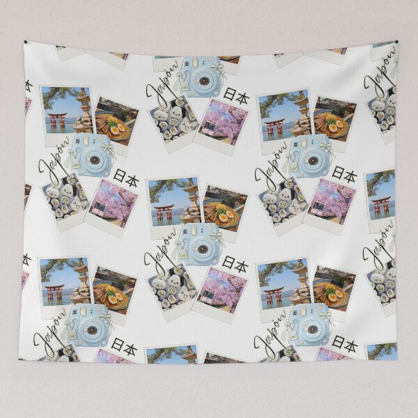 Item preview, Japan - Kawaii Travel Collage Ramen, Sushi & Sakura designed and sold by Valiabeth.