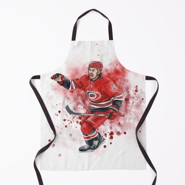 Item preview, Dynamic Red Ice Hockey Player Watercolor Splatter designed and sold by Cucuzeus.