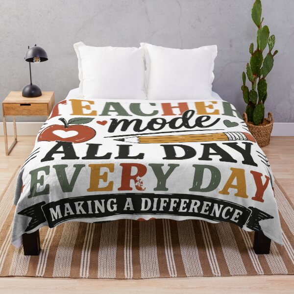 Item preview, Teacher Mode All Day Every Day Making a Difference designed and sold by Sunday.Supply.