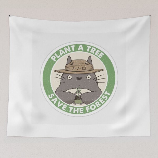 Item preview, Totoro protect the forest  designed and sold by bigmakdaddy.
