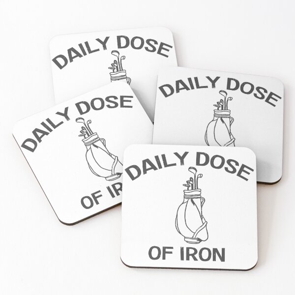 Item preview, DAILY DOSE OF IRON FUNNY GOLF designed and sold by delllsdesigns.