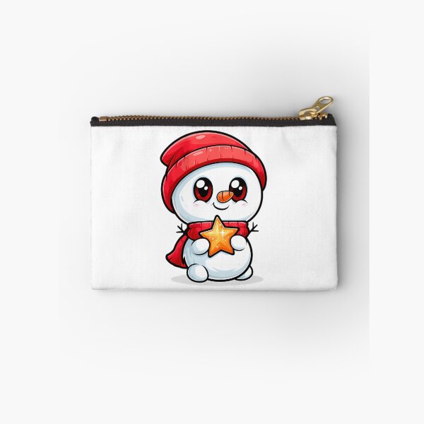 Item preview, Adorable Christmas Snowman Mascot designed and sold by Retro Whimsy.
