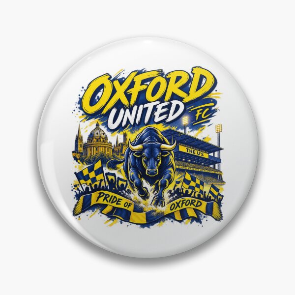 Item preview, Oxford United FC T-Shirt | Pride of Oxford | Retro Football Fan Design | The U's Supporter Gift designed and sold by GarnerSupplyCo.