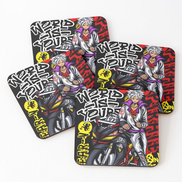 Item preview, Anime Street Rider – Epic Samurai Warrior Motorcycle Artwork designed and sold by Antonia-Day.